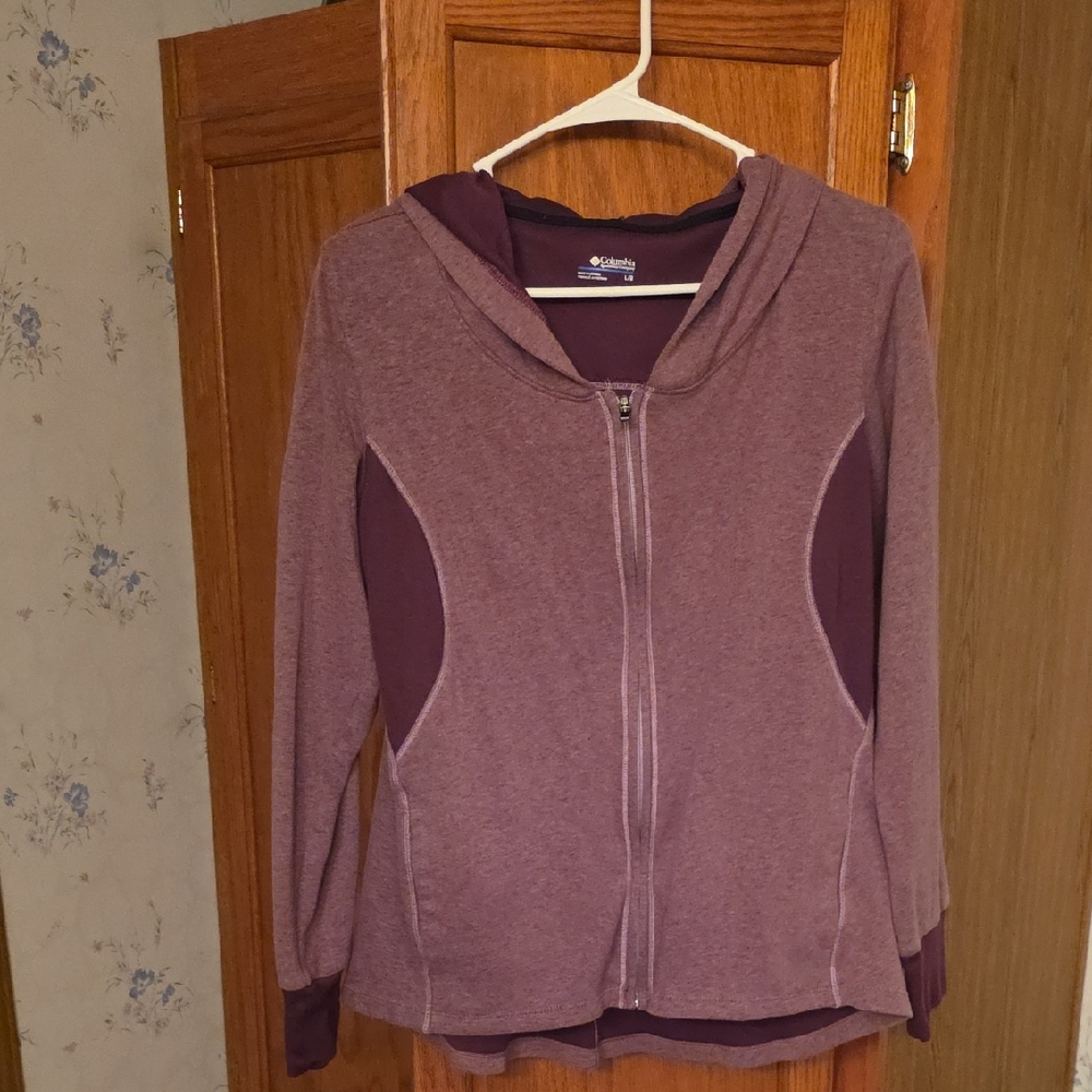 Columbia Lavender Full-Zip Hoodie